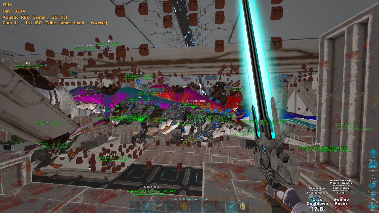 WIPING CUBE BASE ON GEN 2 FAAAAT LOOT | Ark Official PVP 🍭