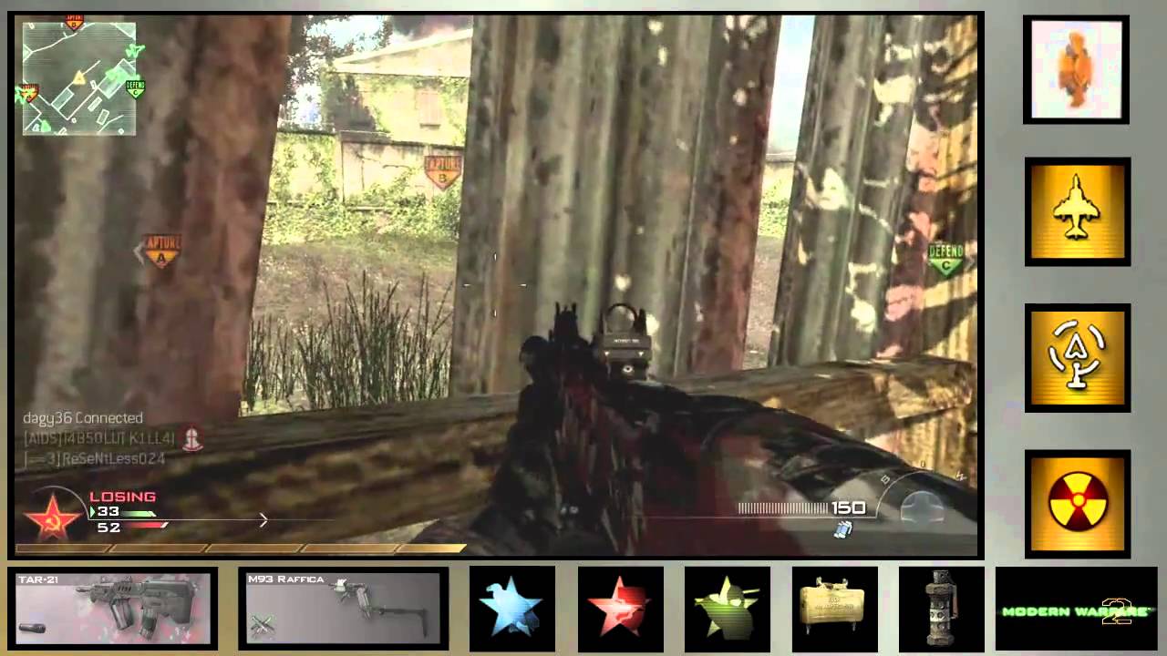 Modern Warfare 2: Nuke on Overgrown with TAR-21 (MW2 Gameplay/Commentary)