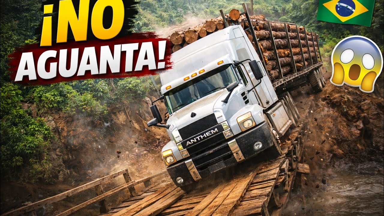 No Debí Cruzar Este Puente… 😰🚛
