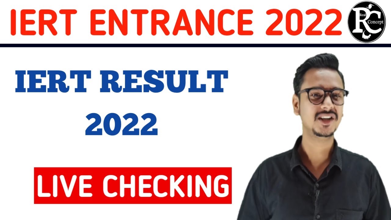 Iert Entrance Exam Result Live Updates and About All branches  By Vinay Mishra Sir. #IertResult2022