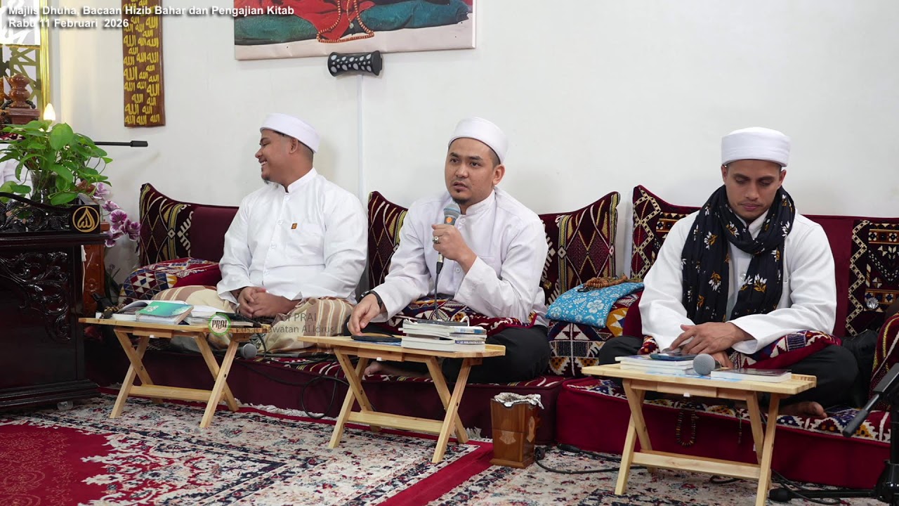 Majlis Dhuha, Bacaan Hizib Bahar dan Pengajian Kitab Rabu 11 Februari  2026