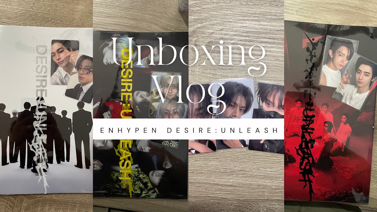Unboxing ENHYPEN’s DESIRE : UNLEASH album 💿💥