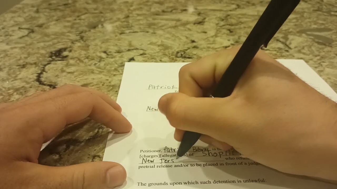 How to write a Petition for the Writ of Habeas Corpus