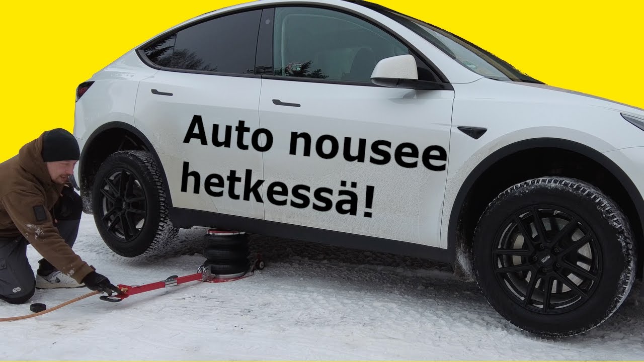 Paineilmatunkki tavallisen hinnalla! - Mudiro Air Jack 5 Ton