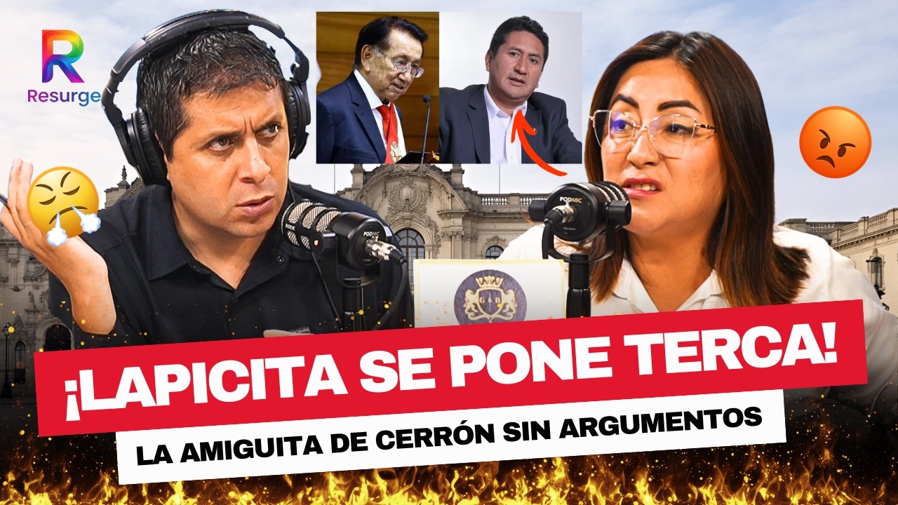 Escajadillo le dijo esto ¡EN SU CARA! a KELLY PORTALATINO, la amiga de Vladimir Cerrón