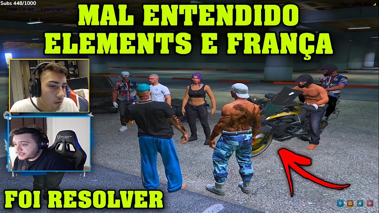 😱 ROLOU MAL ENTENDIDO ENTRE FRAN&Ccedil;A E ELEMENTS E RC FOI RESOLVER!!