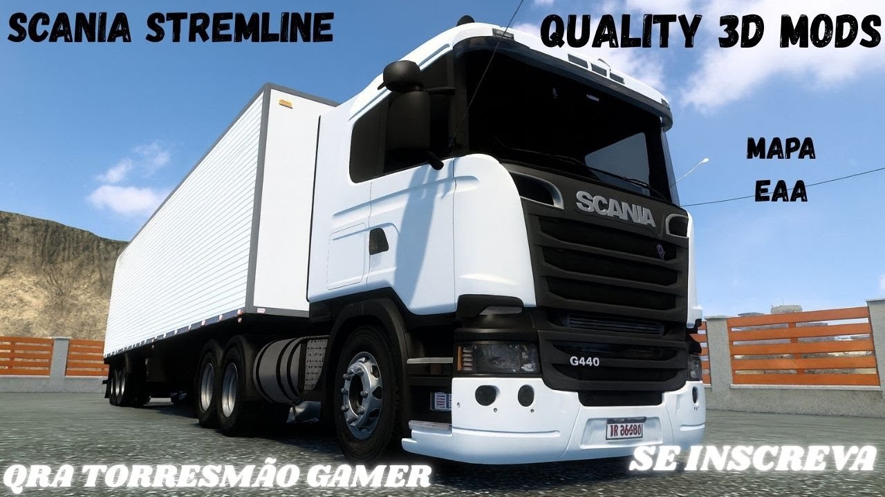 De Xique Xique P/ Lençois Euro Truck Simulator 2 mapa EAA V1.56