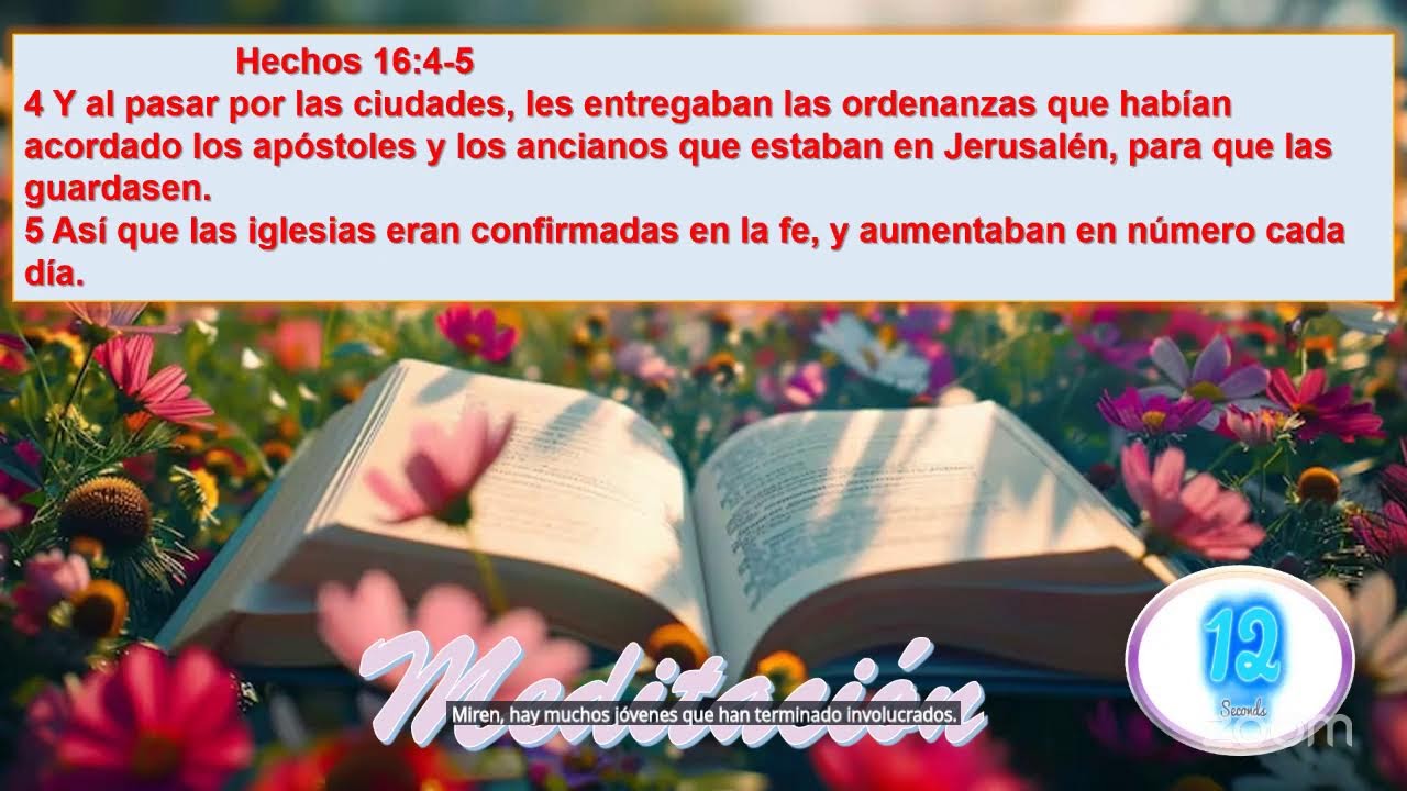 HECHOS 16:4-5 POR CECY DE AZUCENA 