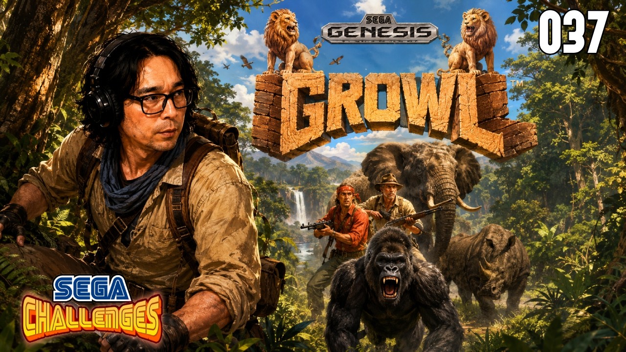 🐾🕹️ Sega Challenges | 037 Growl 🐯🔥 | gameplay en español