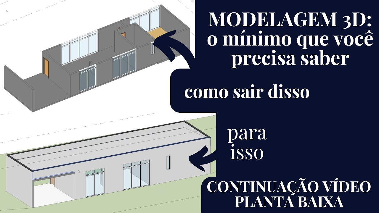 Modelagem 3D: o mínimo que você precisa saber! (continuação planta baixa)