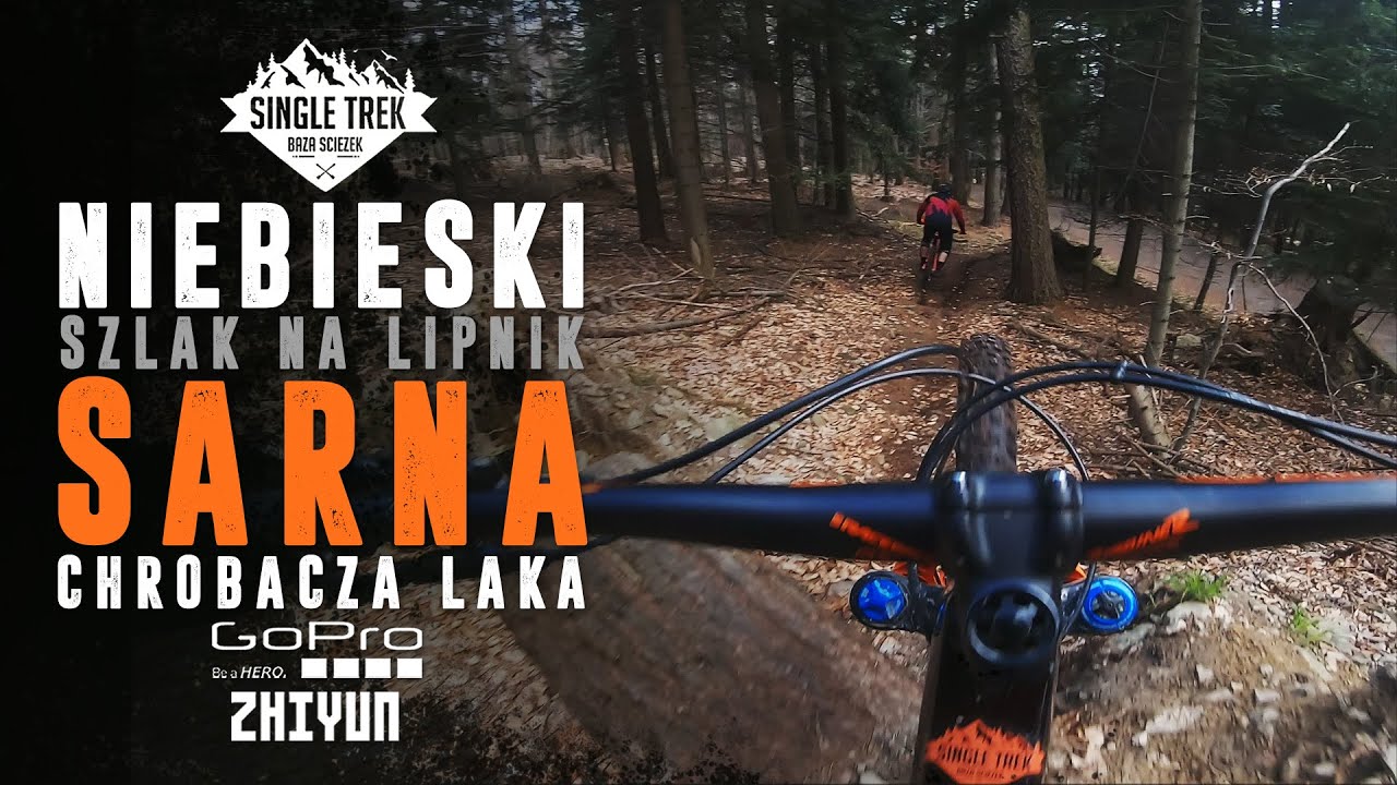 Chrobacza Łąka - Sarna i Niebieski z Gaików // Międzybrodzie, Beskid Mały // Trasy, Enduro, MTB, DH