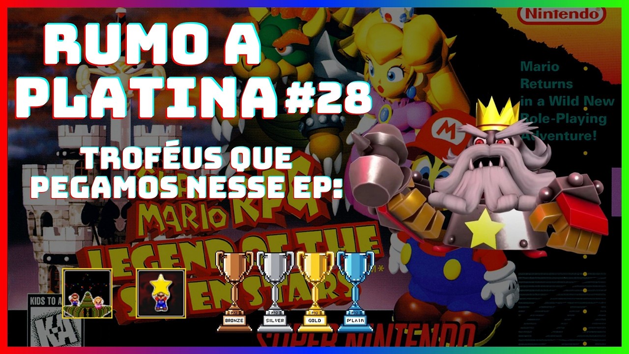 Super Mario RPG (SNES) #28 - Guia de Platina (Retroach/RetroAchievements) - Smithy (FIM)