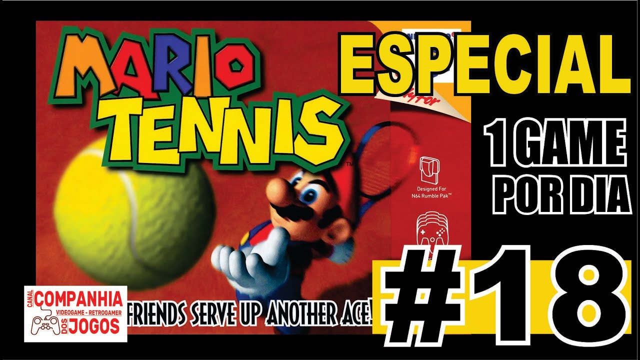 1 Game Por Dia | Mario Tennis 64 | Nintendo 64 #18