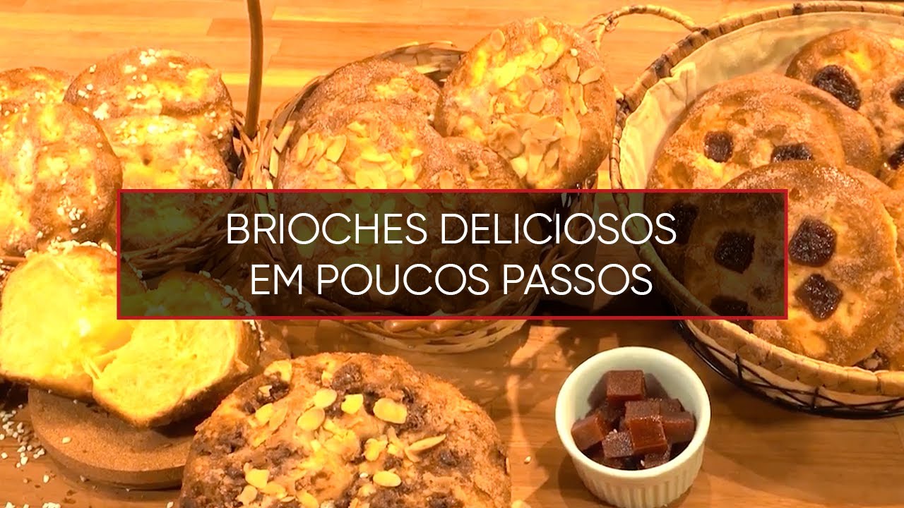 Aprenda o passo a passo para preparar deliciosos brioches​
