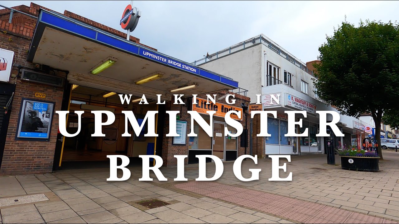 Walking in Upminster Bridge Havering - East London - District Line - Formerly Essex - Upminster Road
