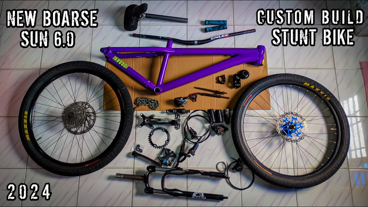 Custom Build Stunt Bike - Boarse Sun6.0 || Mtb Stunt Bike Custom Build 2024
