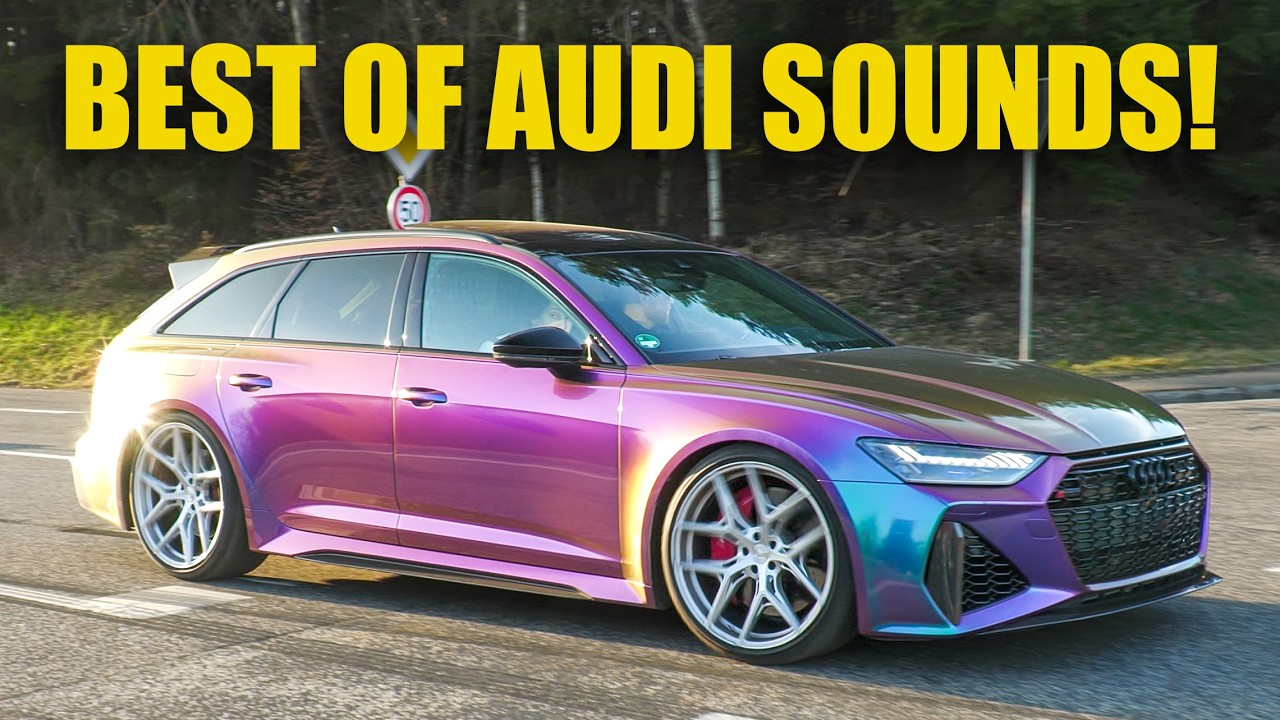 BEST OF AUDI RS SOUNDS! R8 V10, S1 with RS3 Engine, Twin Turbo R8, 900HP RS6