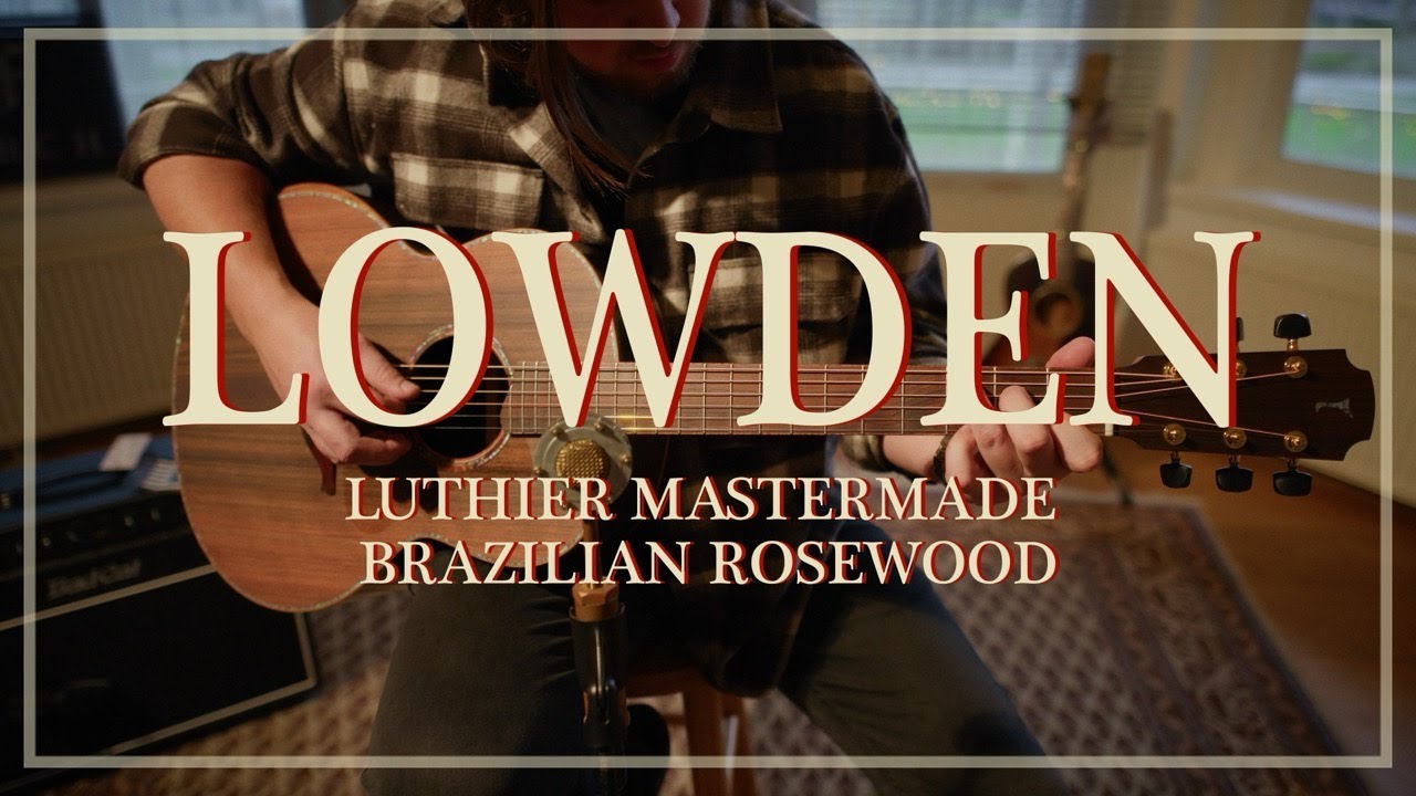 George Lowden Luthier Mastermade Brazilian Rosewood Sinker Redwood played by Rowdy Prins | Demo