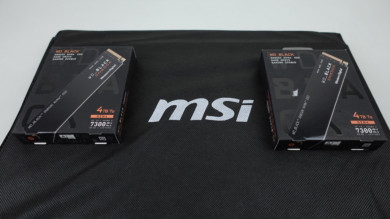 Storage upgrade for the MSI Titan 18 HX AI A2XWJG