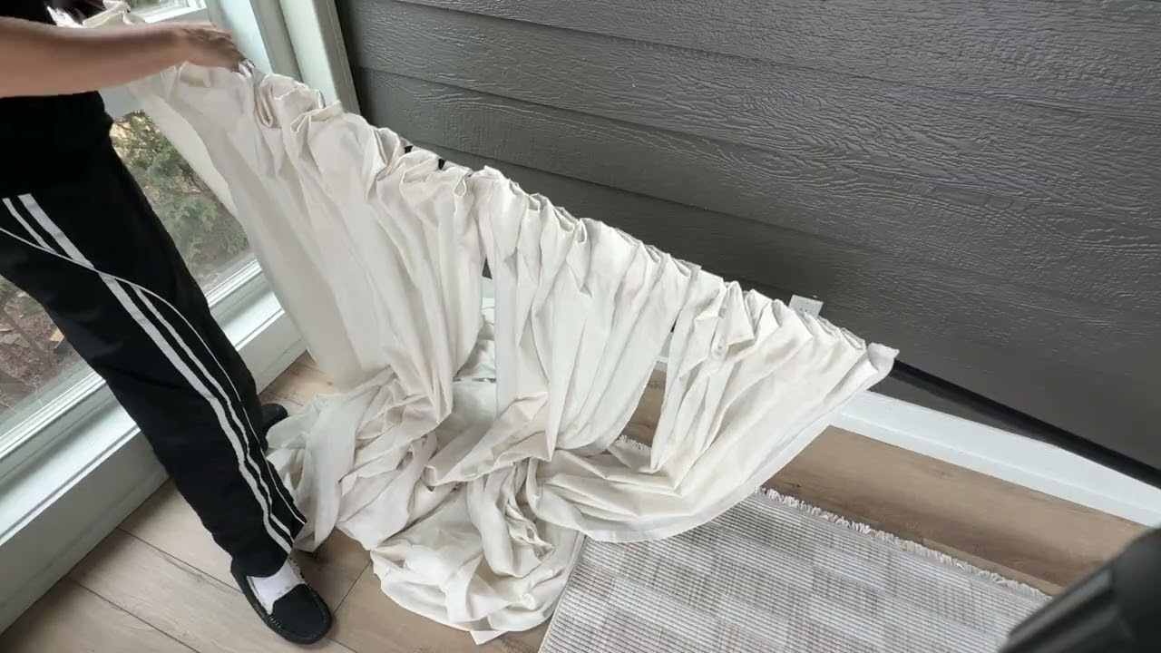 These Cozy Linen Curtains Completely Changed My Living Room | 108” Extra-Long Panels