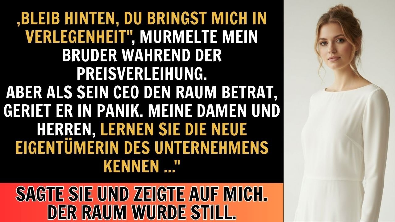 Bei der Preisverleihung meines Bruders wurde mir gesagt, ich solle fernbleiben – doch dann rief sein