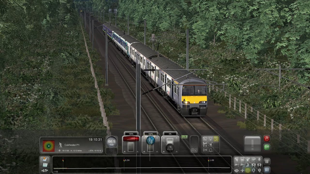 Train Simulator 2021: 2F71 Ipswich - Colchester, 321426, 321361 & 321434,  GEML