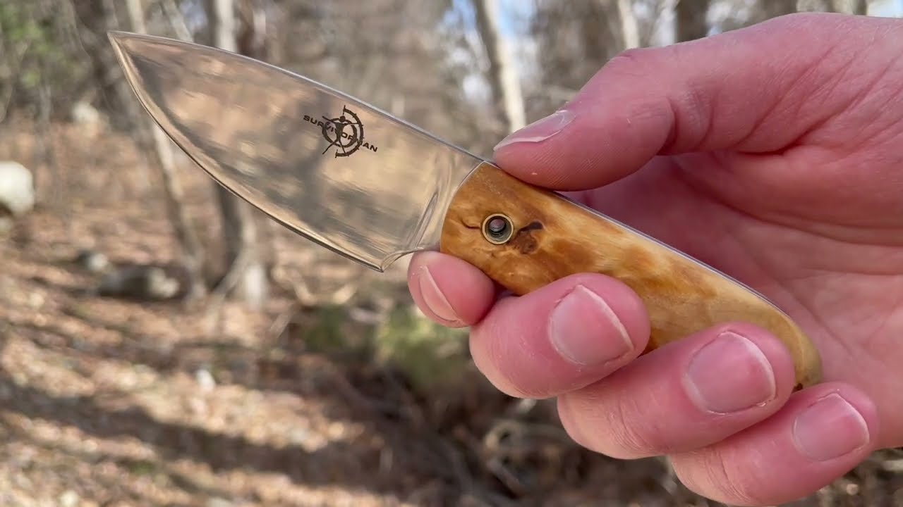 Helle Mandra Flat Grind! Quick look by www.bushcraftcanada.com
