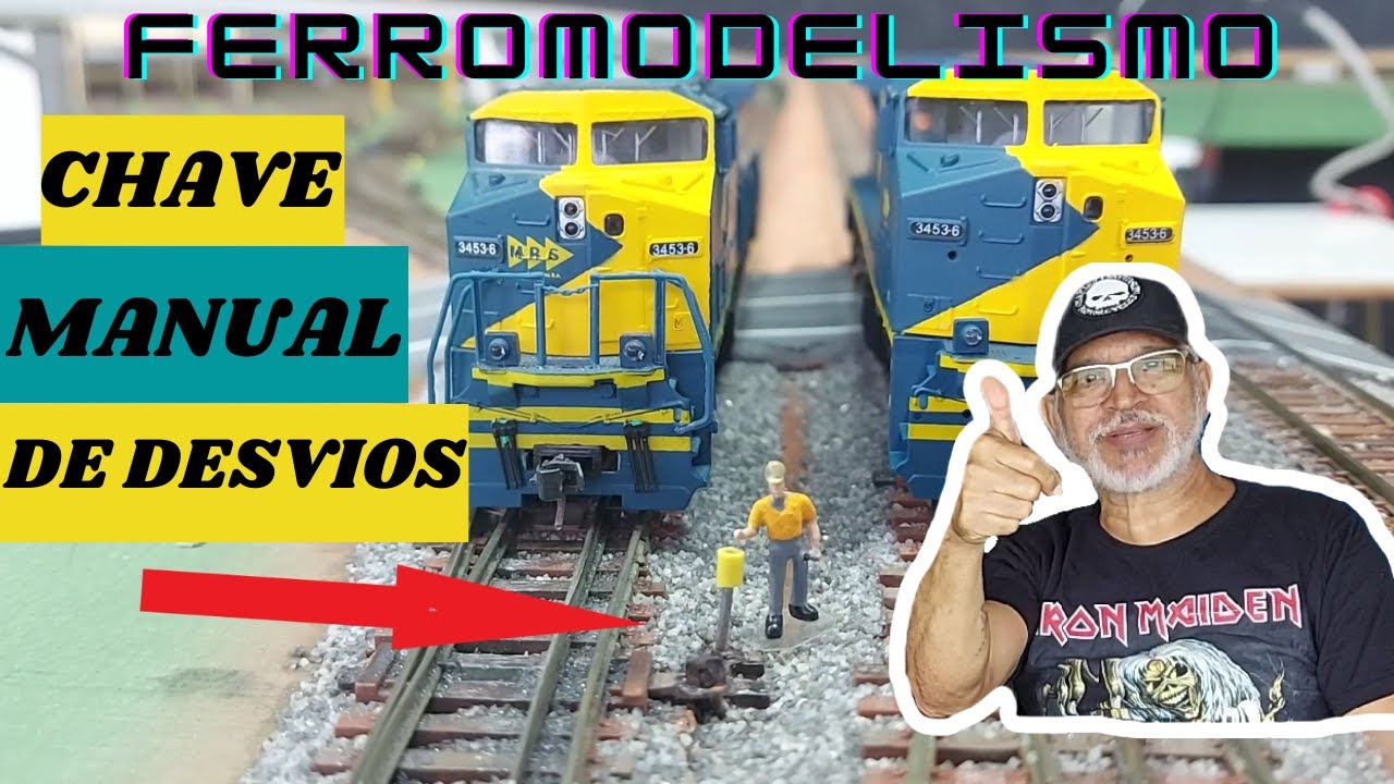 #ferromodelismo :  DIY. Faça uma chave manual para desvios em 5 minutos e de graça.