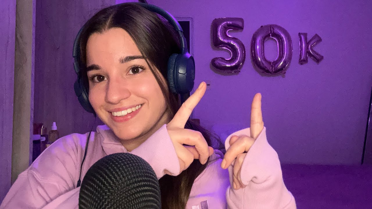 1 HORA DE ASMR PARA DORMIR PROFUNDO  ~ ESPECIAL 50k 💗
