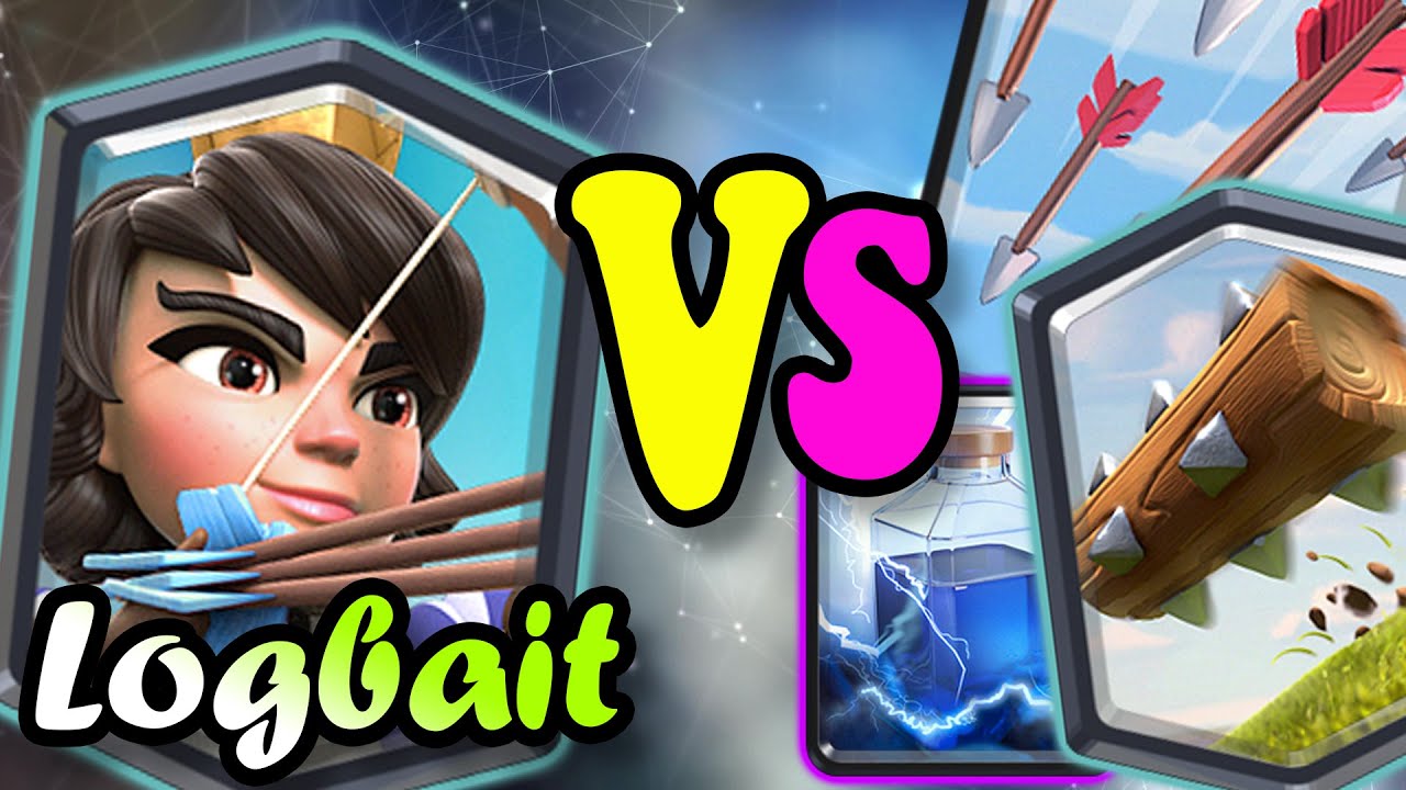Kidkid Log bait vs Hard Counter 🏆 Best Log Bait Deck in Clash Royale