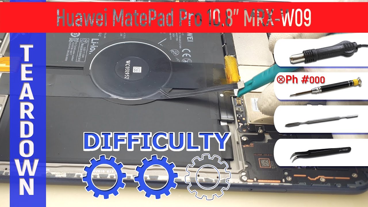 Huawei MatePad Pro 10.8'' MRX-W09 📱 Teardown Take apart Tutorial