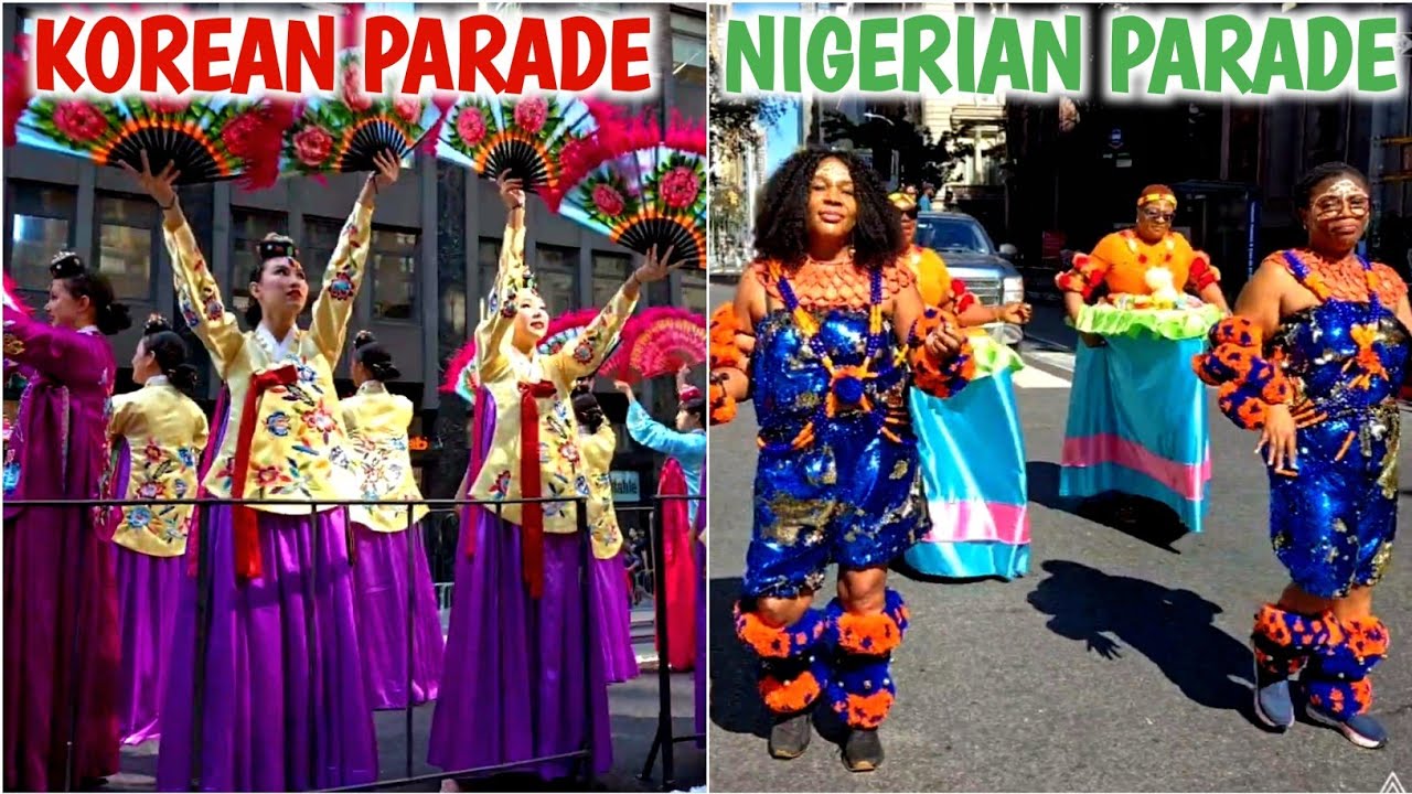 🇰🇷🇳🇬 KOREAN Parade and NIGERIAN Parade New York City LIVE 🇺🇸 