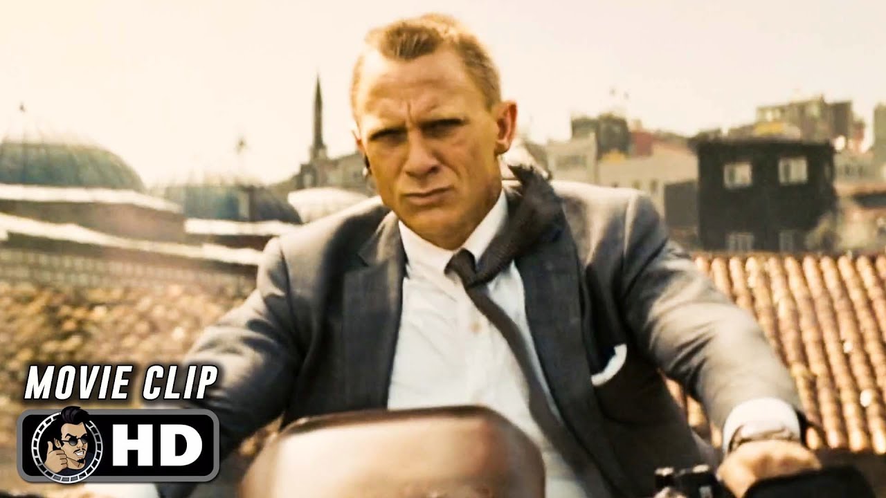Motorcycle Scene | SKYFALL (2012) Movie CLIP HD