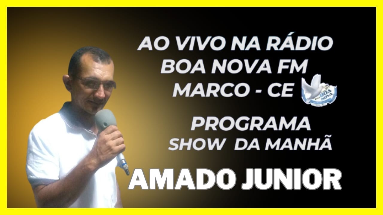 Amado Junior Ao Vivo no Programa Show da Manhã