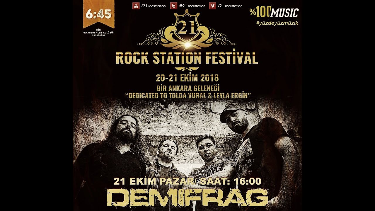 DEMIFRAG &ndash; &lsquo;Kill For Us Tonight&rsquo; &ndash; Rock Station Fest 2018/ Ankara
