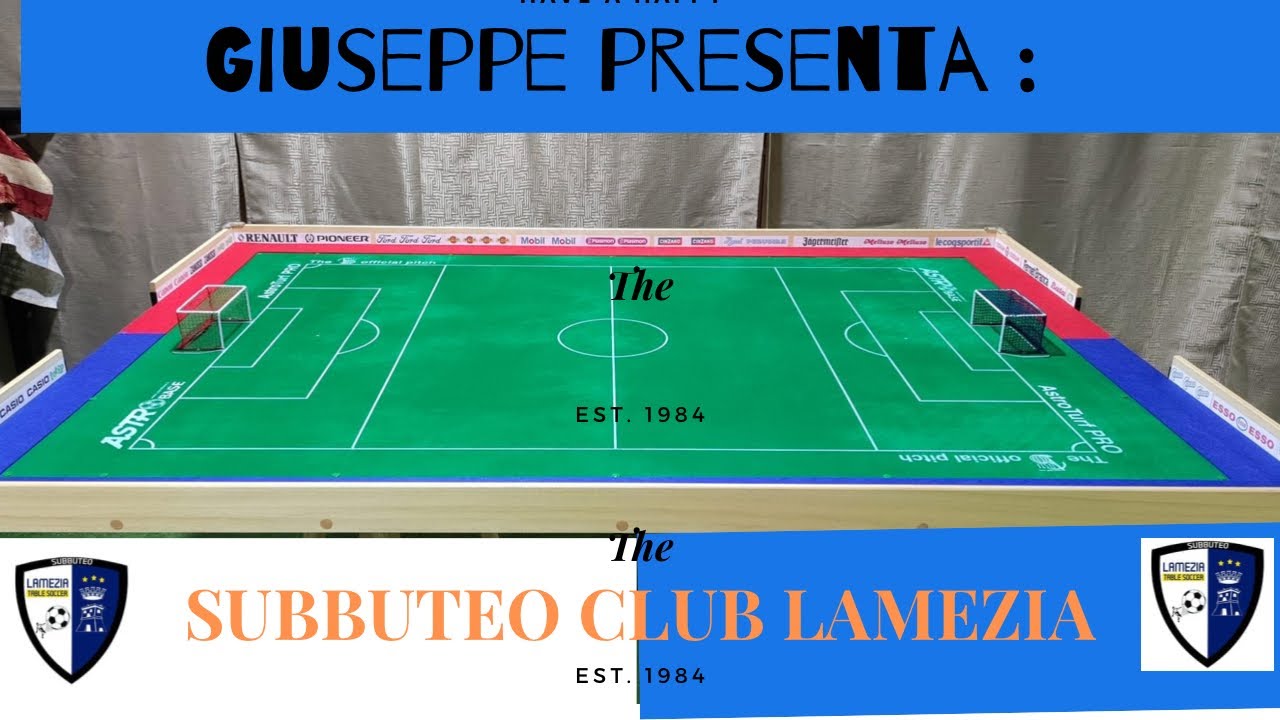 Subbuteo - I campi di Giuseppe e il Subbuteo Club Lamezia #oldsubbuteo #subbuteo #stadisubbuteo