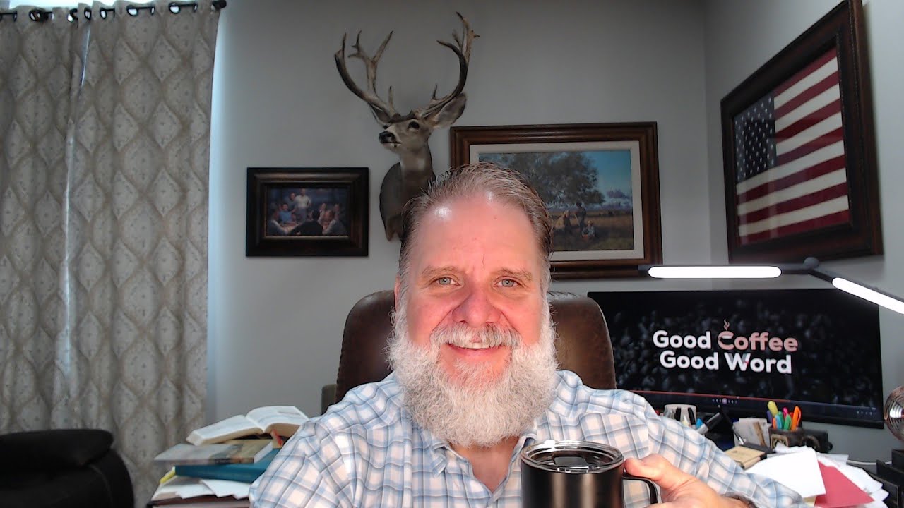 Good Coffee Good Word Finish Well