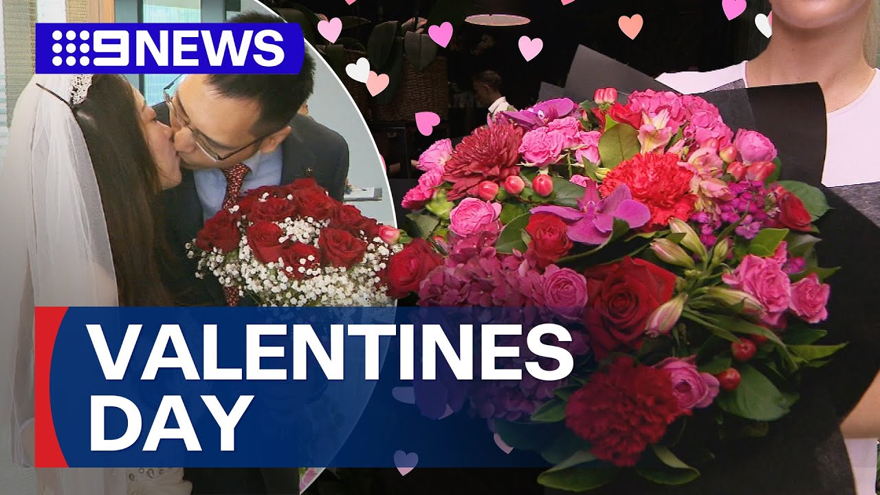 How Aussies celebrated Valentine's Day | 9 News Australia