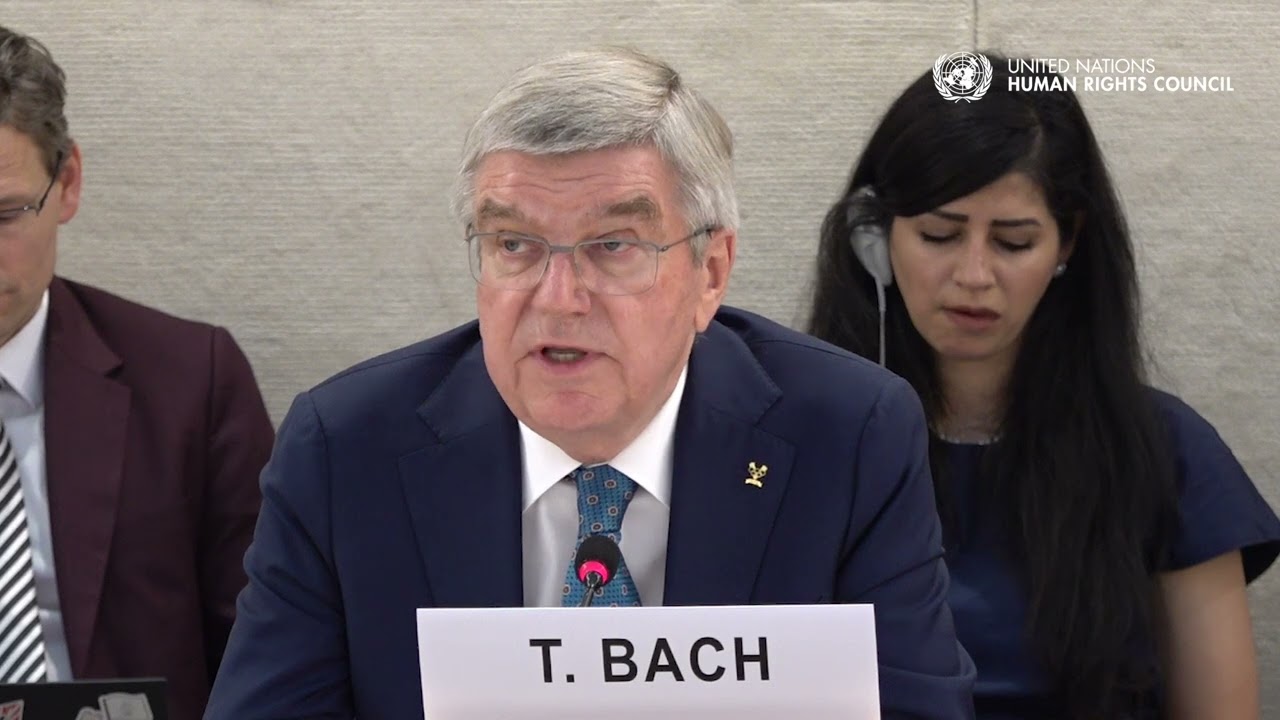 At United Nations, IOC President Thomas Bach Says 