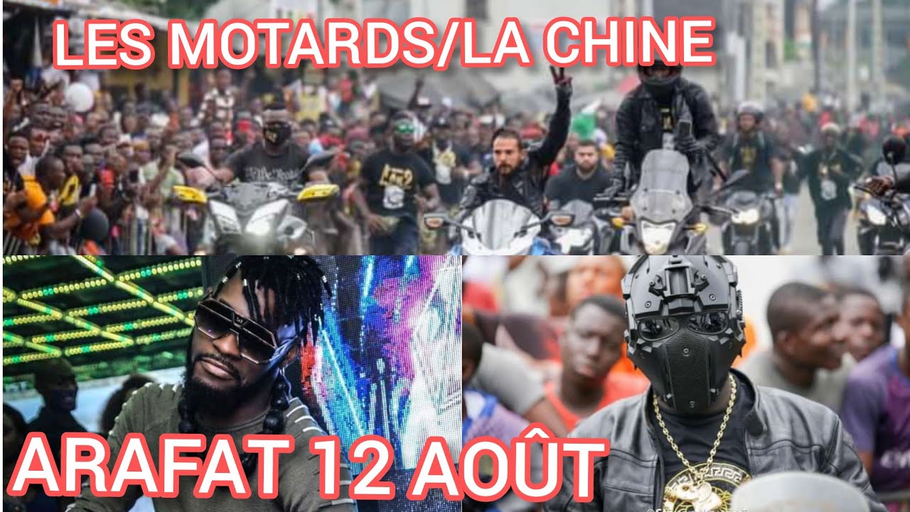 Hommage à dj Arafat : Parades des motards ses fans, les chinois