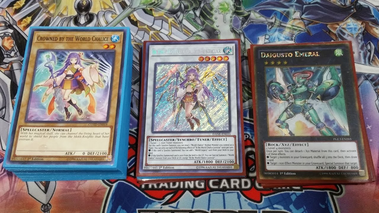 World Chalice Deck Profile Yugioh 2019 New Support