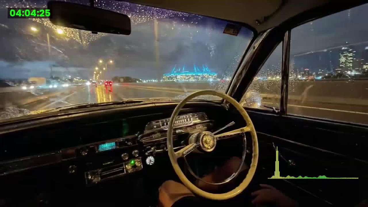 Serene Night City Ambience with Minimal Traffic Sounds