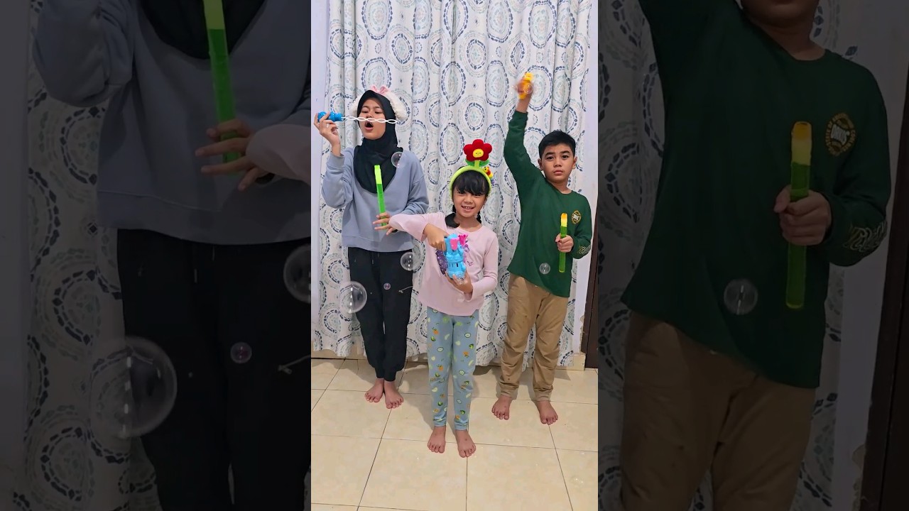 Berbagi gelembung balon sabun‼️