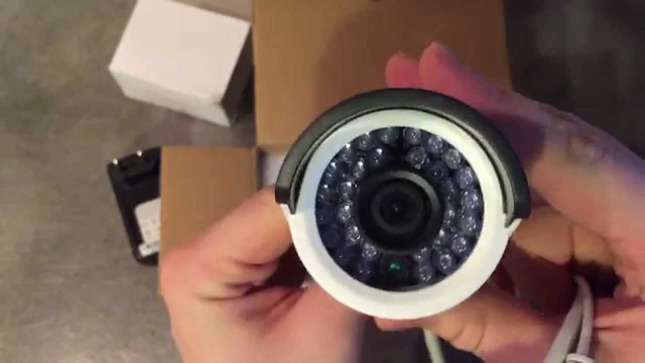 Hikvision DS-2CD2032-I Сетевая IP видеокамера Распаковка