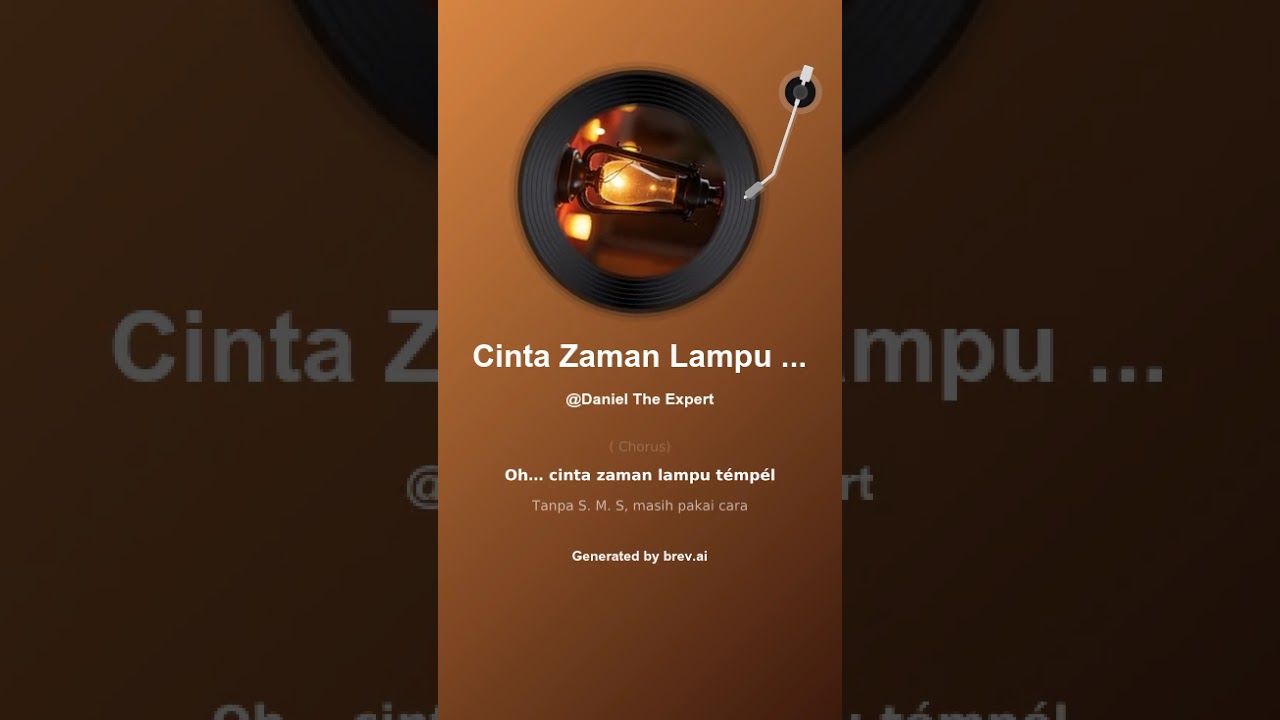 Cinta Zaman Lampu Tempel