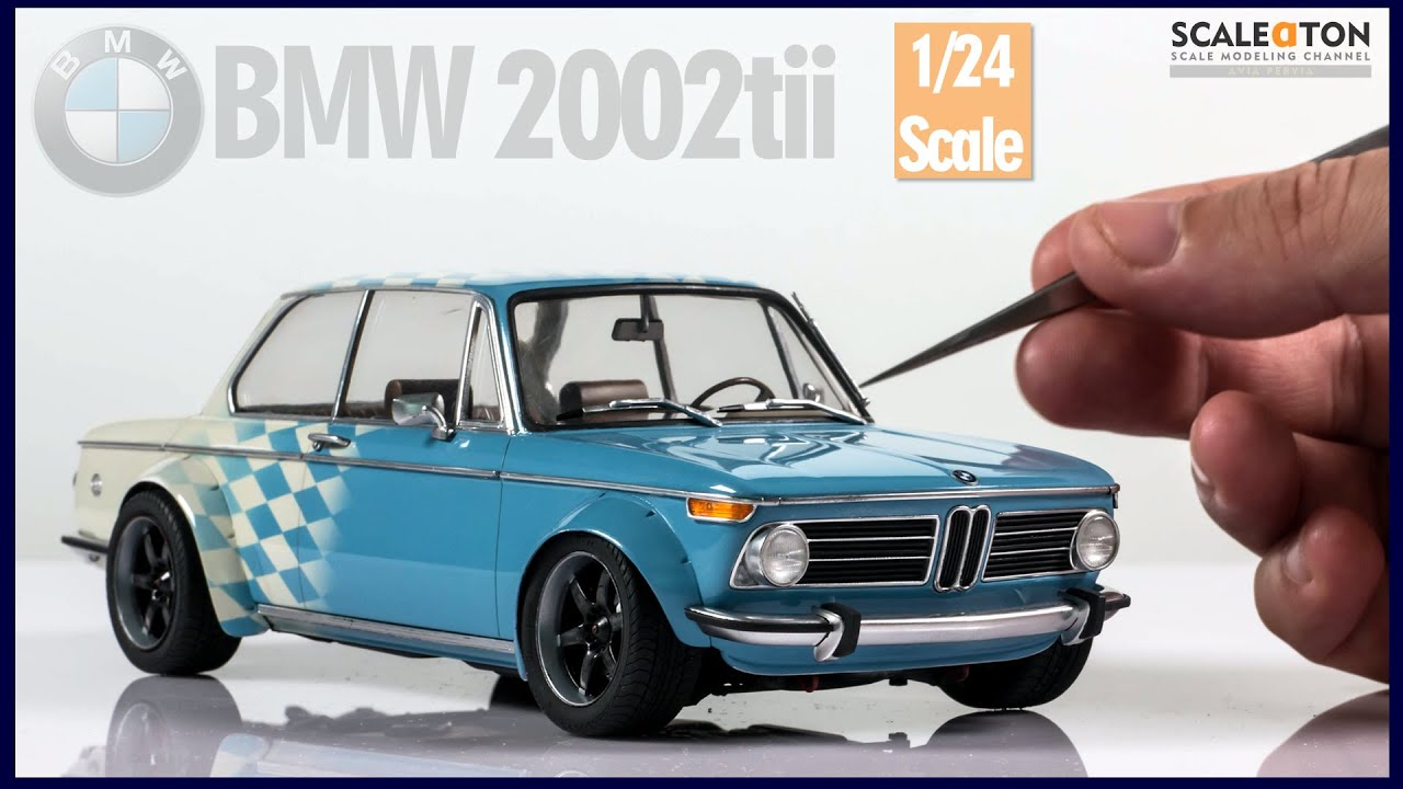 BMW 2002tii  1:24 Scale Model Car | Building the Hasegawa BMW 2002tii