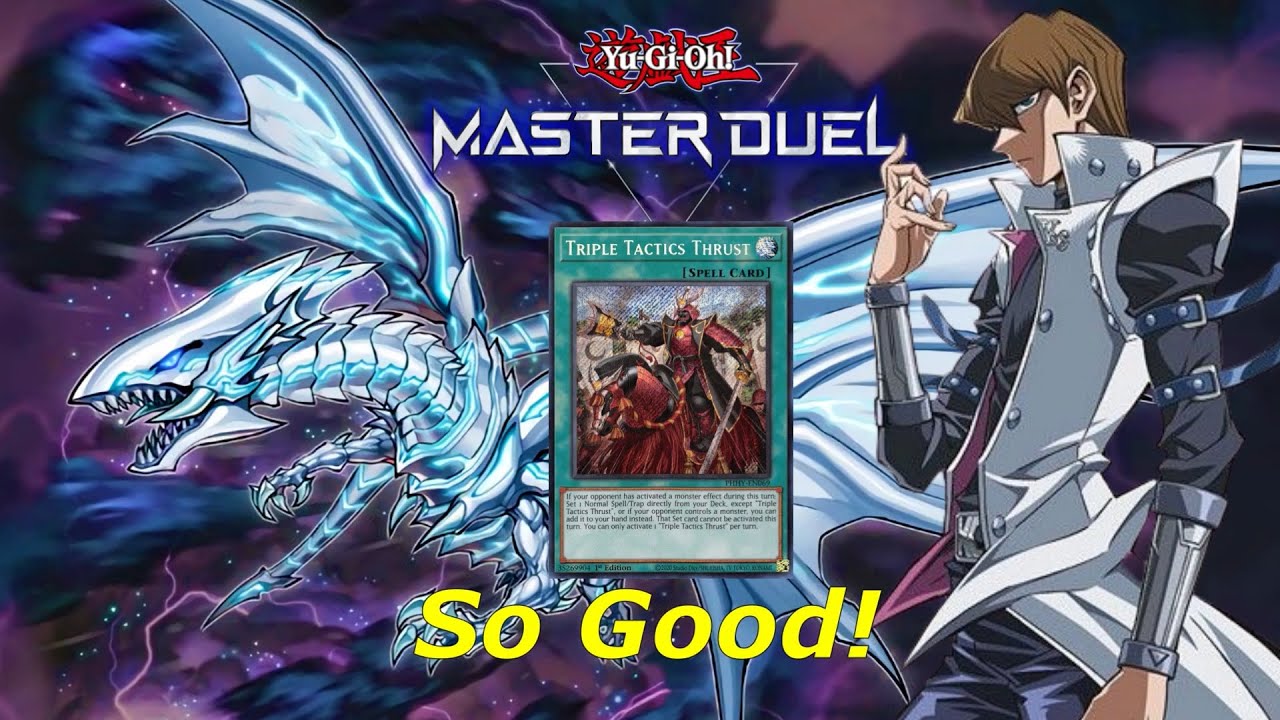 Abusing Triple Tactics Thrust in my Blue-Eyes XYZ OTK deck