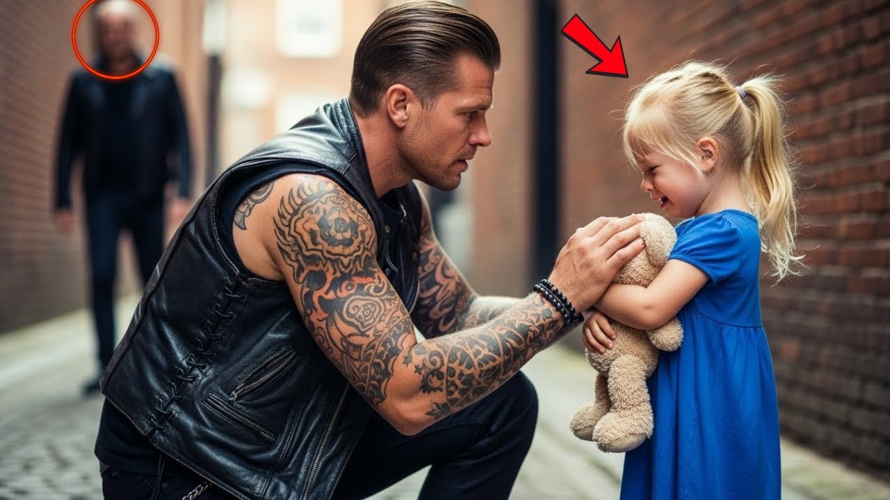 “Please Pretend You’re My Dad,” Little Girl Said — The Biker’s Reaction Left the Whole Room in Tears