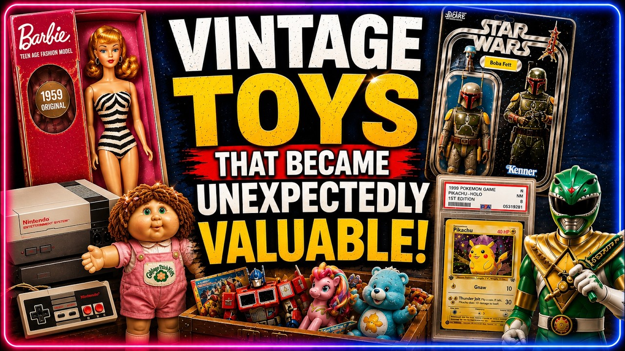 Vintage Toys That Became Unexpectedly Valuable!