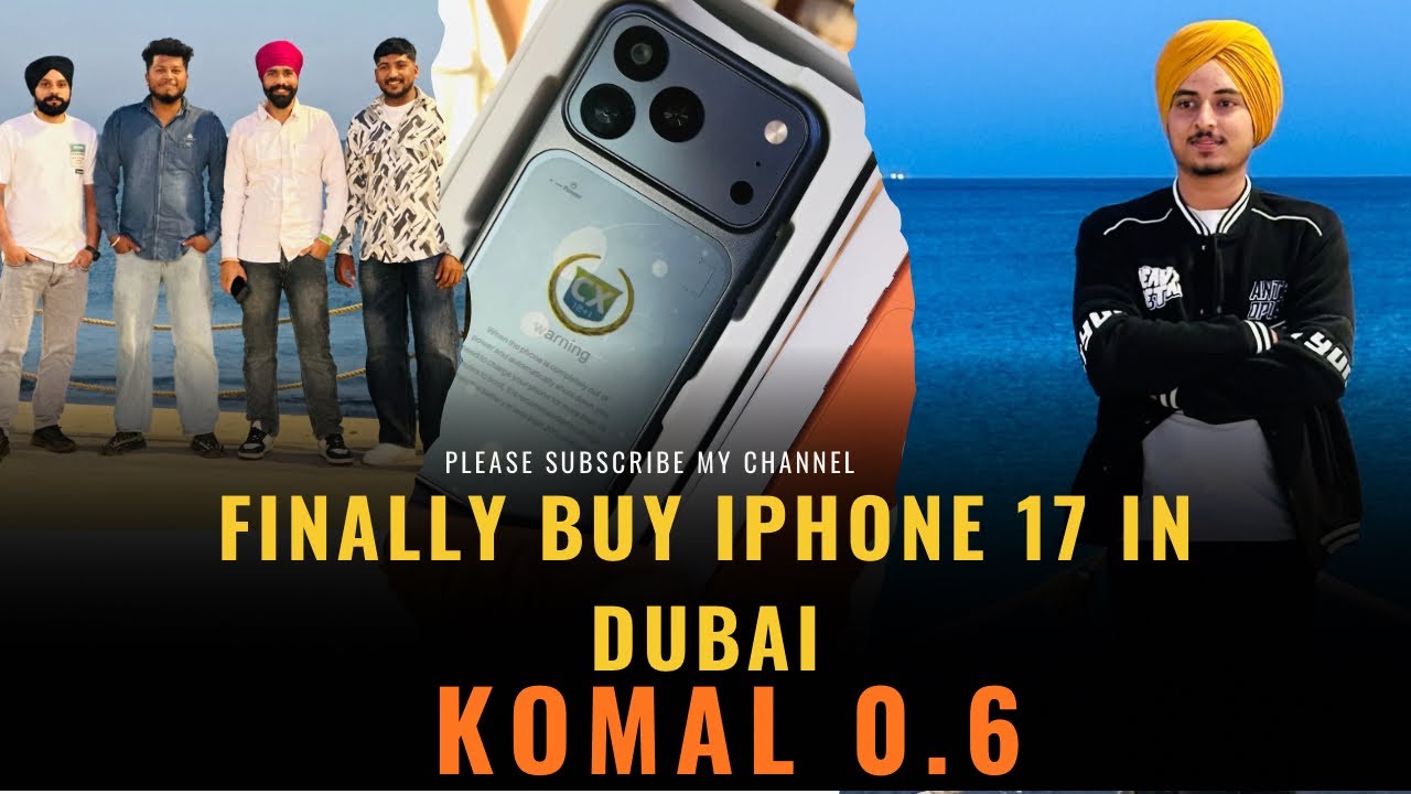 DUBAI VICH LIYA IPHONE 17 |FULL ENJOYE WITH FRIENDS #foryou#funny#viral#vlog#trending#youtube#india 